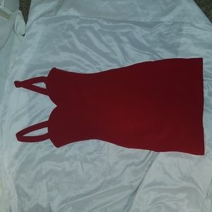 Red sexy cocktail dress